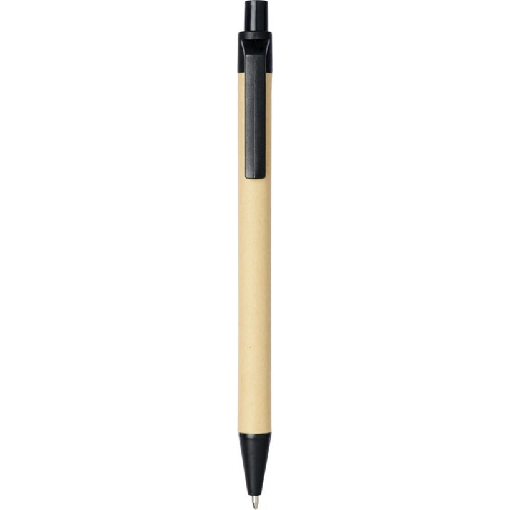 Product image Berk Kugelschreiber aus recyceltem Karton und Mais (schwarze Mine) Werbeartikel