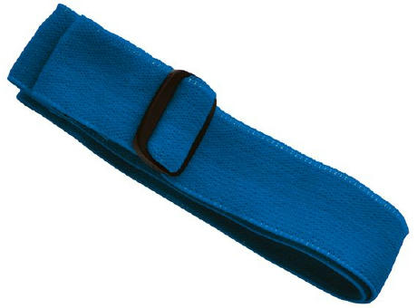 Elastisches Band für Stirnlampe 'Orkanger', blau Werbeartikel