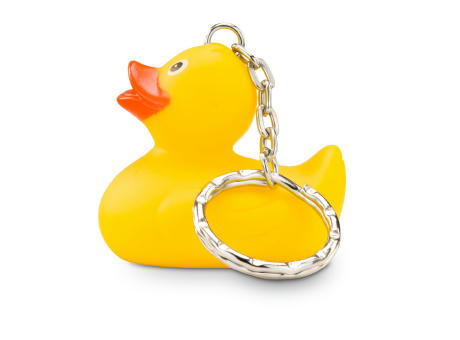 Werbeente Emma XS mit Schlüsselanhänger, ca. 5 cm bedrucken