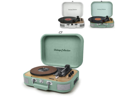 MT-201 | Muse vintage Plattenspieler Bluetooth und AUX-Anschluss 2x5W Werbeartikel