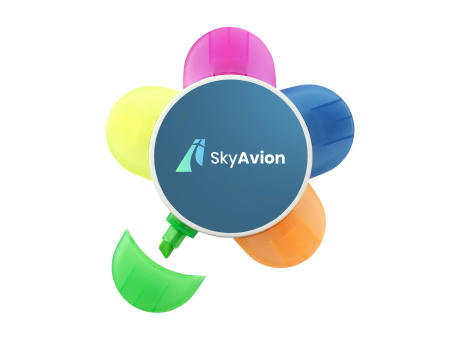 Bloom Recycled Milk-Carton Textmarker bedrucken