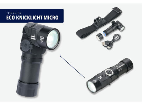 TROIKA Taschenlampe ECO KNICKLICHT MICRO Werbeartikel