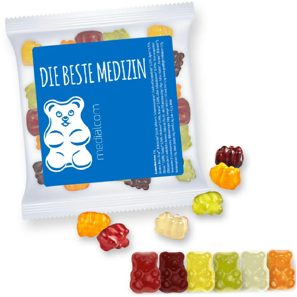 Product image Gummibärchen, ca. 30g, Express Maxi-Tüte mit Etikett Werbeartikel