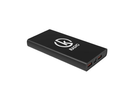 Powerit-Now Powerbank QC3.0 20W 10000 mAh Black bedrucken