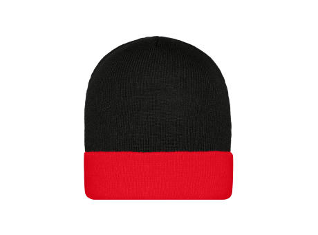 Product image Knitted Cap - Klassische Strickmütze mit Umschlag Werbeartikel