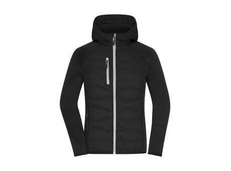 Product image Ladies' Hybrid Jacket - Sportliche Jacke mit Kapuze im attraktiven Materialmix Werbeartikel