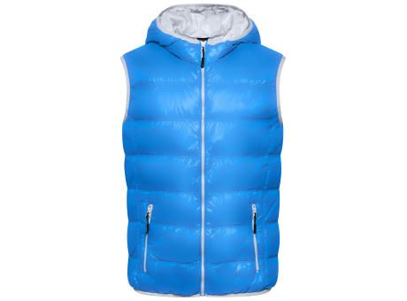 Men's Down Vest - Ultraleichte sportliche Daunenweste mit Kapuze Werbeartikel