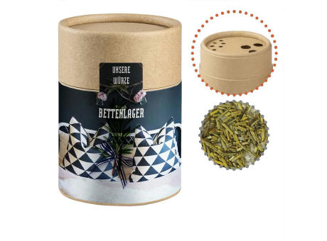 Product image Gewürzmischung Rosmarin-Salz, ca. 90g, Kraftpapierstreuer Midi Werbeartikel