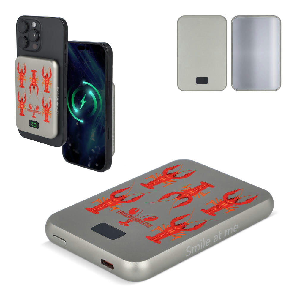 Product image Xoopar Smile Wireless Mirror Powerbank Kompatibel mit MagSafe 5000 mAh Werbeartikel