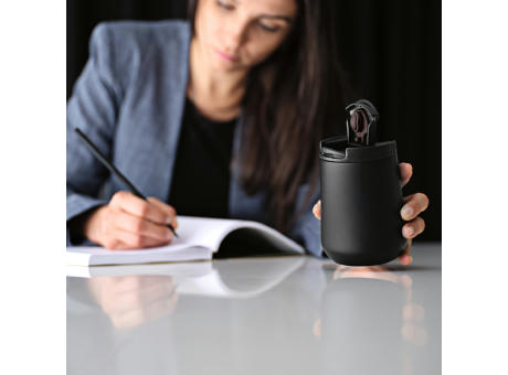 Euphrates Reisebecher recy. Edelstahl 430 ml  Werbeartikel