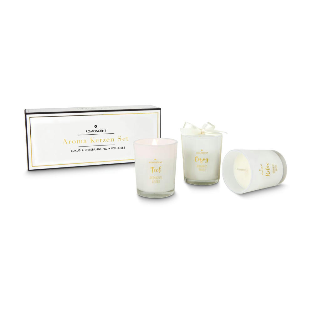 Product image ROMOSCENT® Aromakerzenset Vanille Werbeartikel