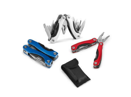 DUNITO. Multifunktionswerkzeug aus Edelstahl und Aluminium Werbeartikel