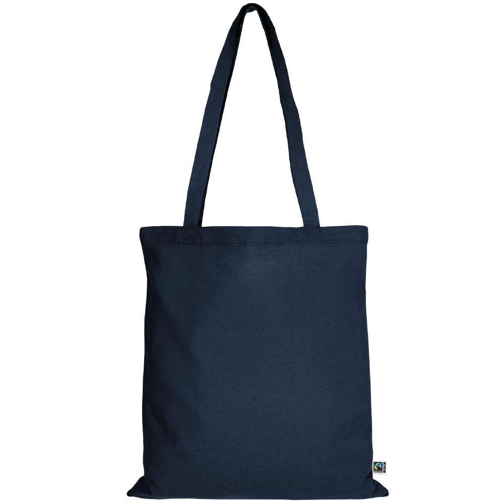 T15011-TEXXILLA Tasche aus Fairtrade-zertifizierter Baumwolle mit zwei langen Henkeln, ca. 140 g/m², ca. 38 x 42 cm Werbeartikel