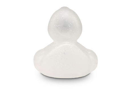 Werbeente Silke Silberglitzer, ca. 8 cm Werbeartikel
