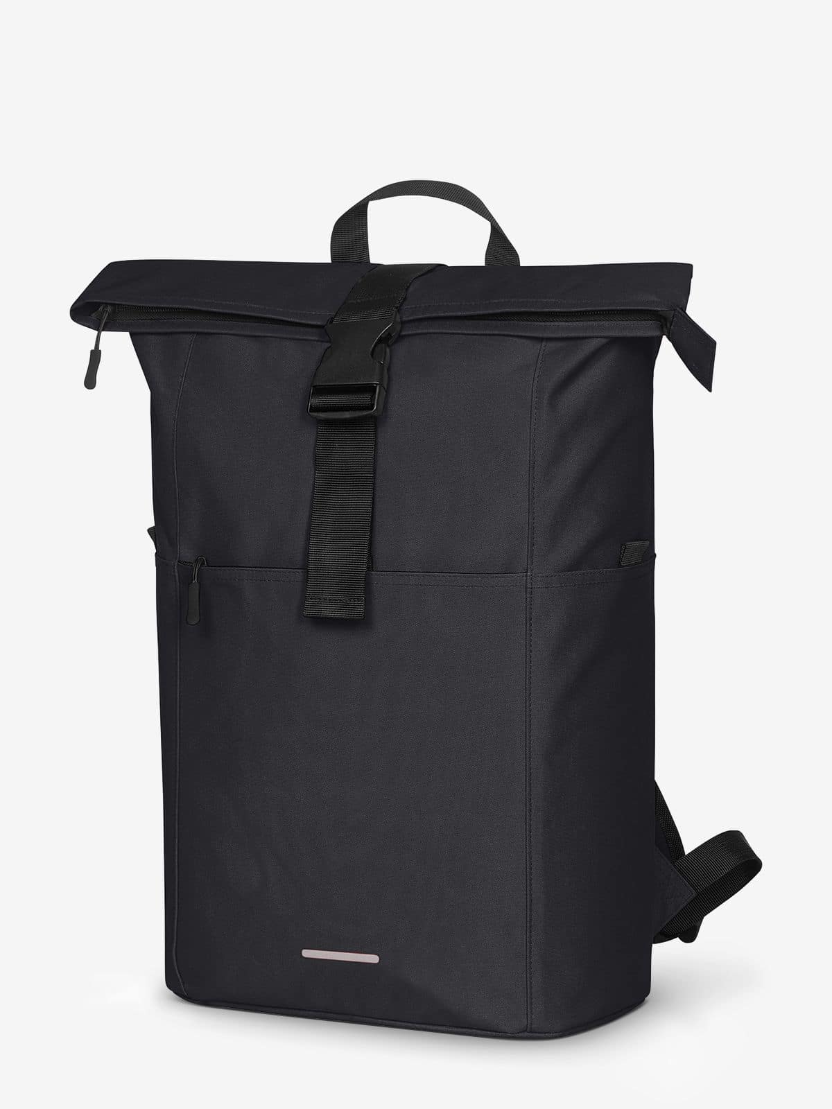 Schwarzer Halfar Rucksack BASIC – günstiger Werbeartikel Rucksack mit Logo für Unternehmen