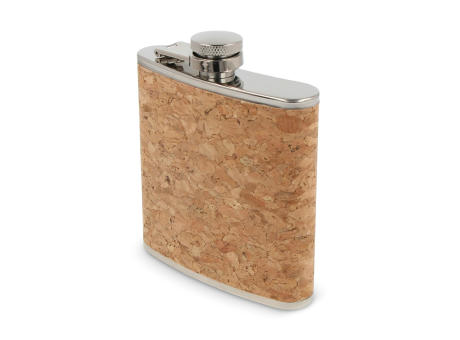 Flachmann mit Korken 170ml Werbeartikel