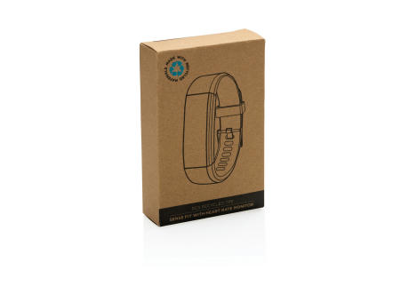 Sense Fit Tracker aus RCS recyceltem TPU mit Pulsmesser Werbeartikel