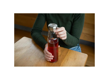 Product image Glasflasche mit Hülle "Life" 0,7 l bedrucken