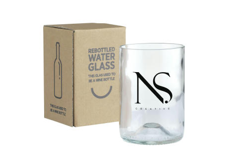 Rebottled® Tumbler 400 ml Trinkglas Werbeartikel