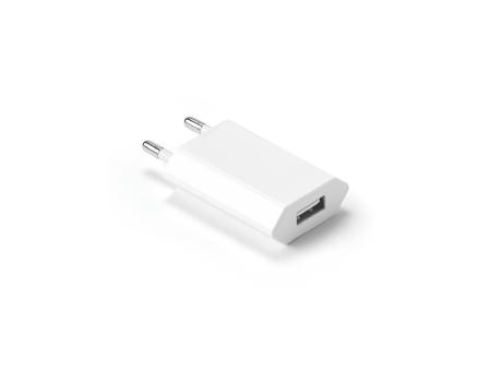 Product image WOESE. Netzadapter USB-A 5W aus recyceltes ABS (100% rABS) Werbeartikel