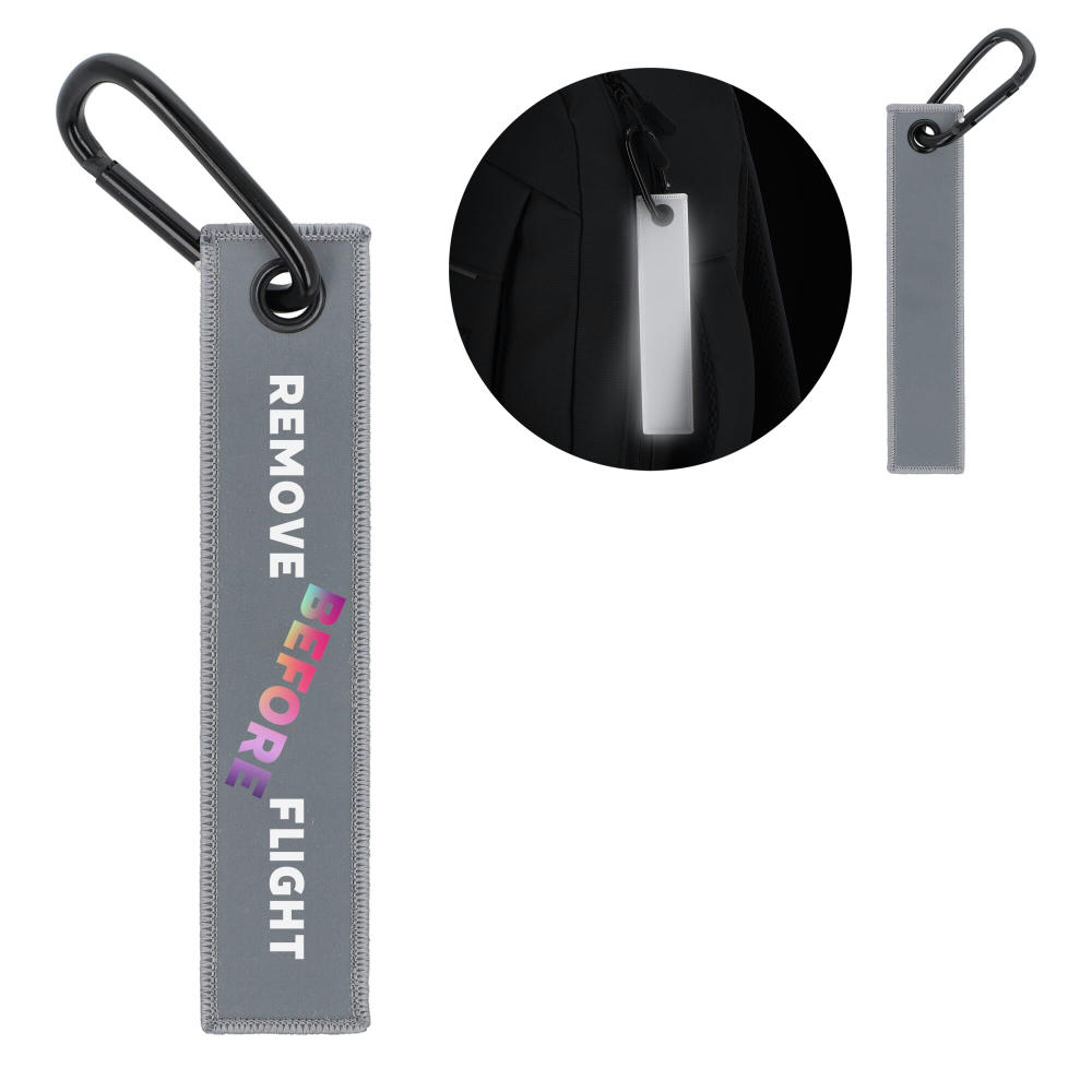 Product image Reflektierender Anhänger 30 x 145 cm Werbeartikel