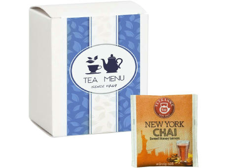 Beuteltee New York Chai, 10 Stück, 17,5g, Faltschachtel Werbeartikel