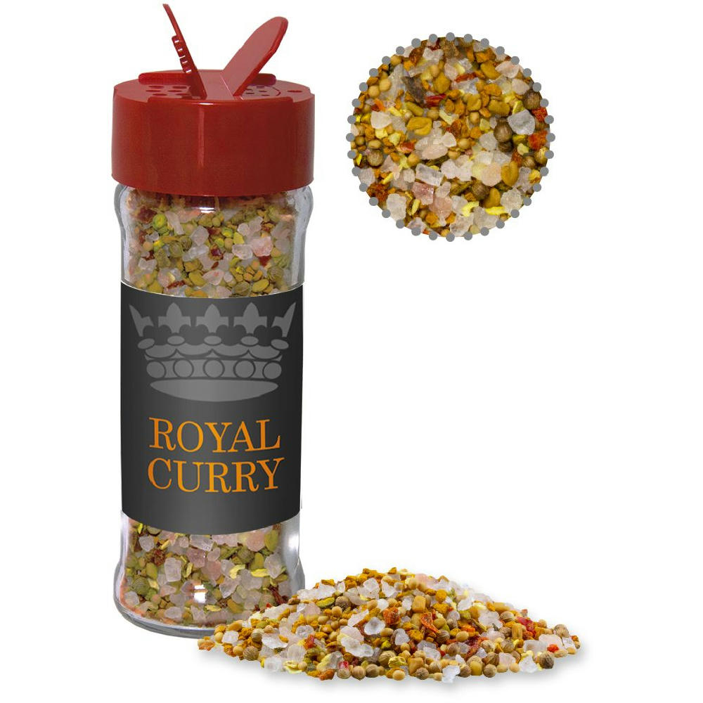 Product image Royal Curry, ca. 60g, Glas mit Streuaufsatz Werbeartikel