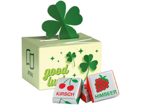 Geschenkbox Mini Kleeblatt Werbeartikel