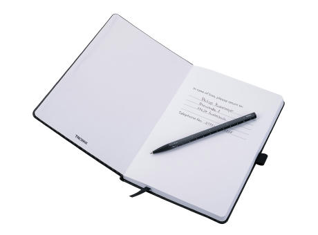 TROIKA Notizblock SLIMPAD A5 CARBON bedrucken