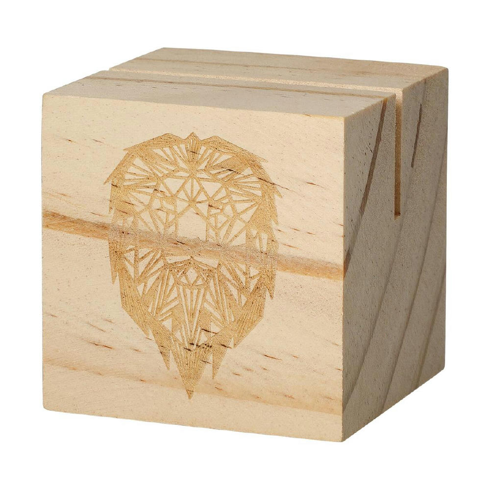 Holzmenükartenhalter "Cube" Werbeartikel