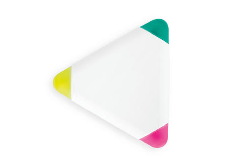 TRIAN. Textmarker aus PP, mit 3 Farben bedrucken