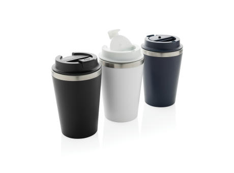 Java 350ml doppelwandiger Becher aus RCS recyceltem PP bedrucken