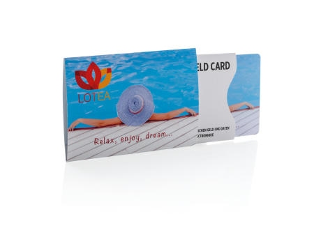 RFID Anti-Skimming-Karte mit aktivem Störchip bedrucken