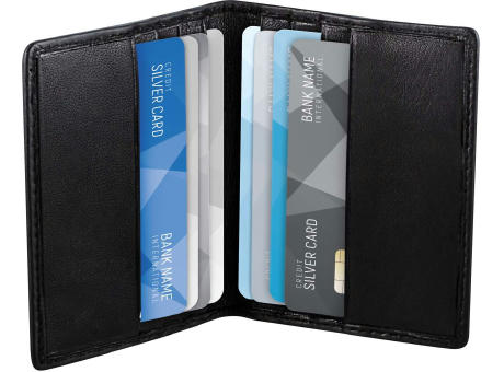 RFID Leder-Etui in kompaktem Format für bis zu 8 Karten bedrucken