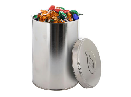 Große Dose geprägt 1,3 L mit Süßigkeiten Werbeartikel