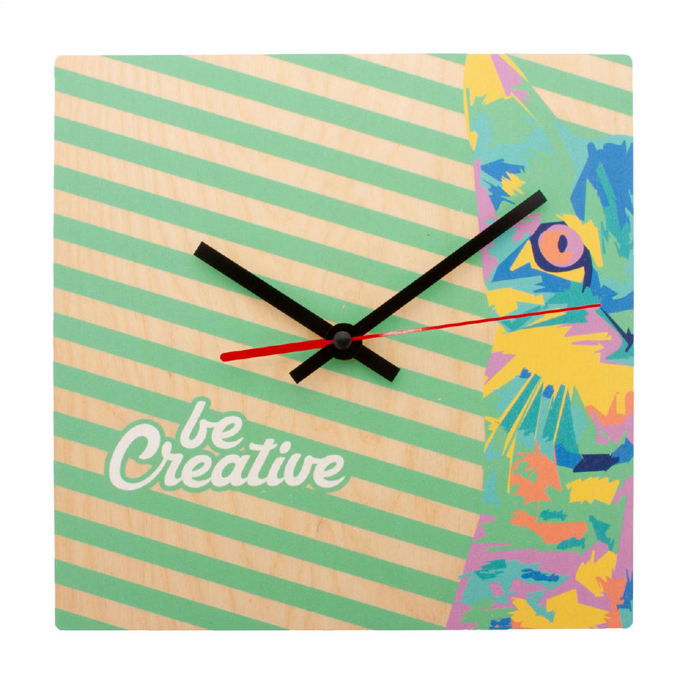 Product image Inidividuelle Wanduhr BeTime Wood B Werbeartikel