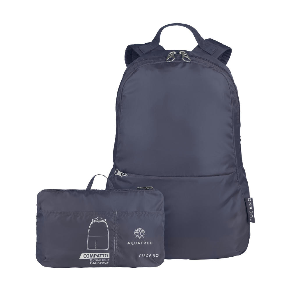 Tucano Compatto Eco Backpack faltbarer Rucksack Werbeartikel