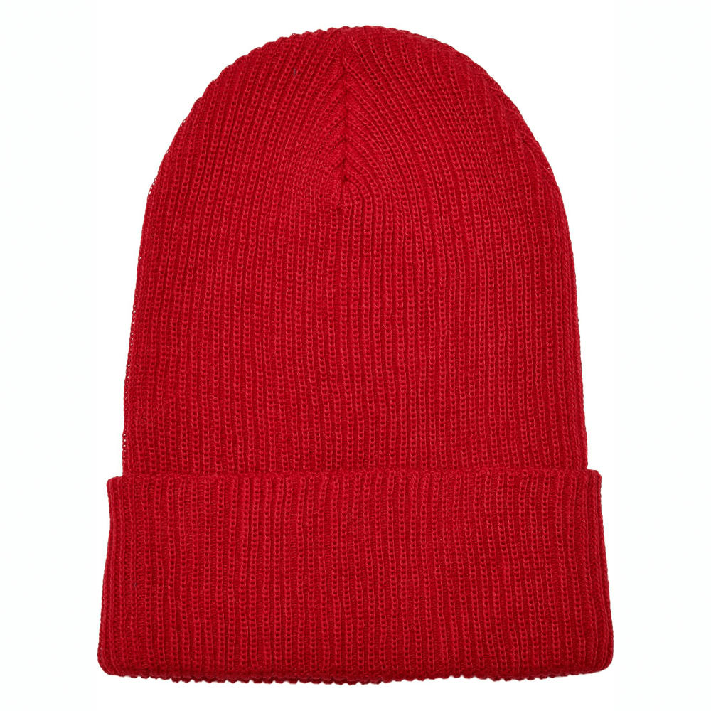 FX1504RY007-Recycled Yarn Ribbed Knit Beanie Werbeartikel