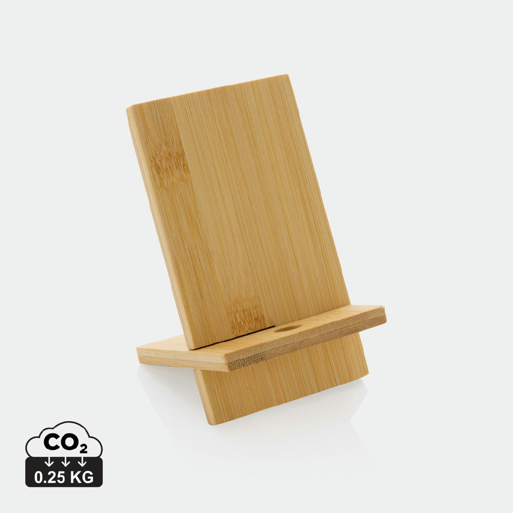 Product image Telefonständer aus Bambus in Kraftkarton Werbeartikel