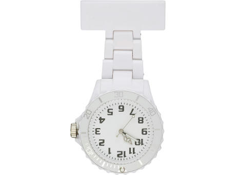 Krankenschwester-Uhr aus Kunststoff Simone Werbeartikel