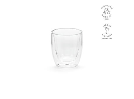 Meuse 75 Tasse Borosilikat Glas 70 ml  Werbeartikel
