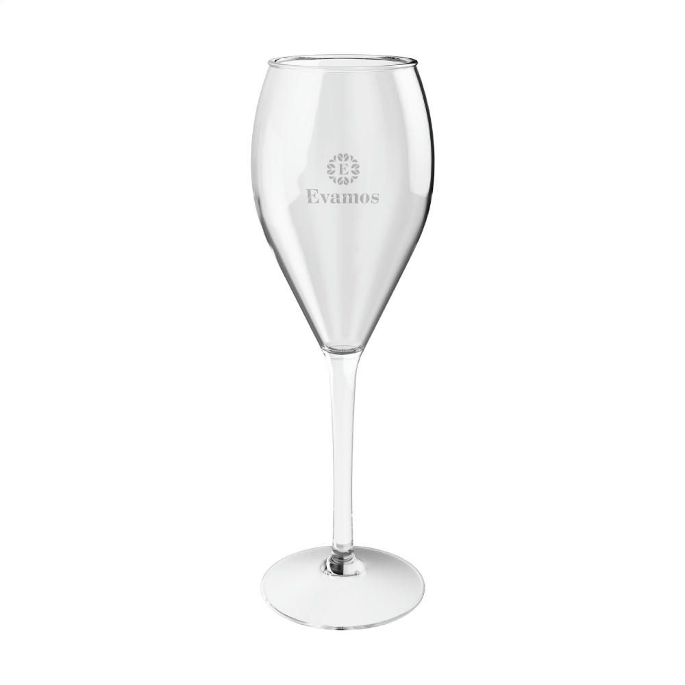 HappyGlass Miss Muse Champagneglas Tritan 240 ml Werbeartikel