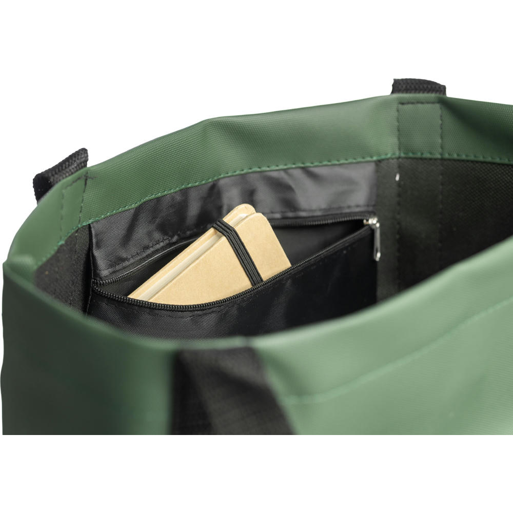 rPET Polyester (600D) Tragetasche Lumi Werbeartikel