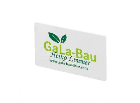 Kunststoff-Visitenkarte Werbeartikel