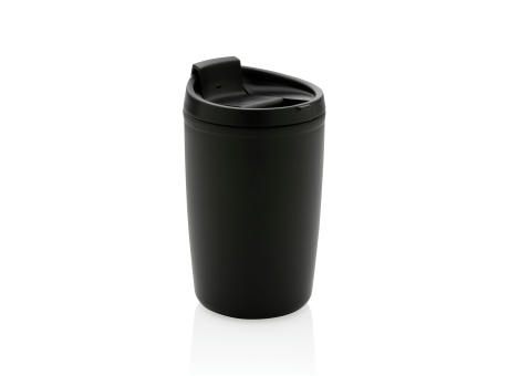 GRS recycelter PP-Becher mit Flip-Deckel bedrucken