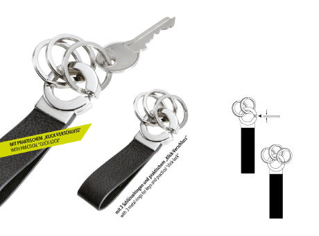 TROIKA Schlüsselanhänger KEY-CLICK bedrucken