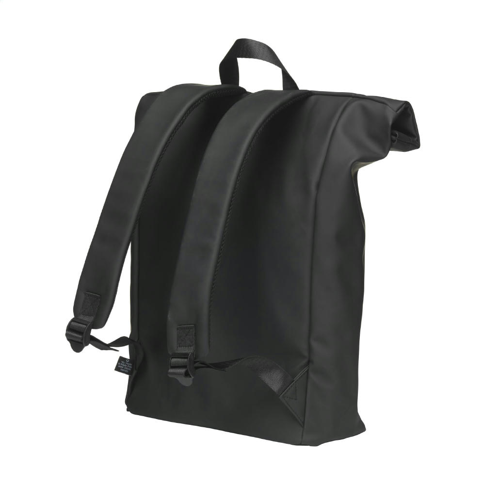 Lennon RCS Recycled Roll-Top Backpack Rucksack Werbeartikel