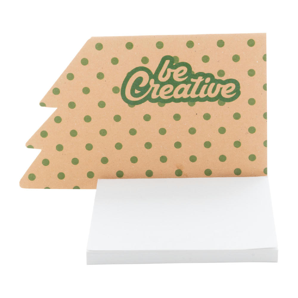 Individueller Haftnotizblock, Weihnachtsbaum CreaStick Xmas Eco Werbeartikel