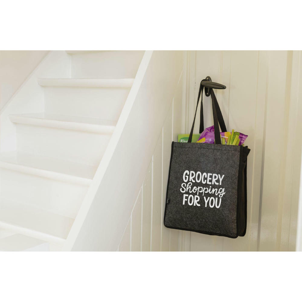 Vibe Shopper GRS RPET Felt/Cotton (320 g/m²) Tasche Werbeartikel