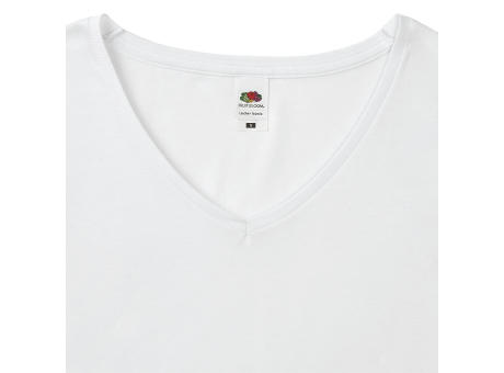 Frauen Weiß T-Shirt Iconic V-Neck bedrucken